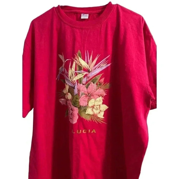 SUKI GARMENT ST LUCIA TOP SIZE XXL WITH FLORAL DESIGNS - Picture 2 of 3